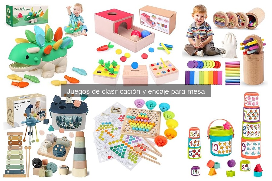 Mejores juegos de clasificación y encaje para niños de 2 a 4 años