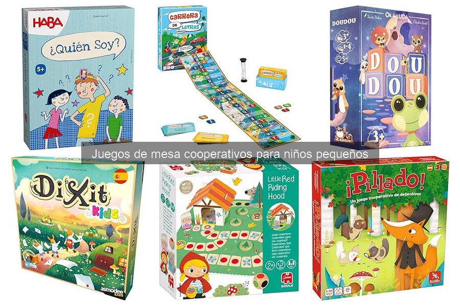 Mejores juegos de mesa cooperativos para niños de 3 a 5 años