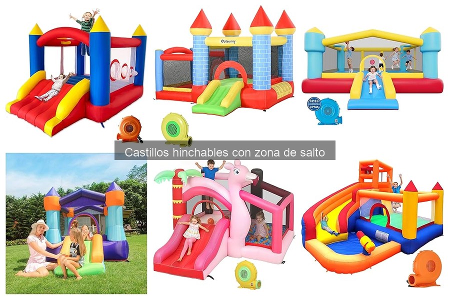 Mejores lugares para comprar castillos hinchables con zona de salto