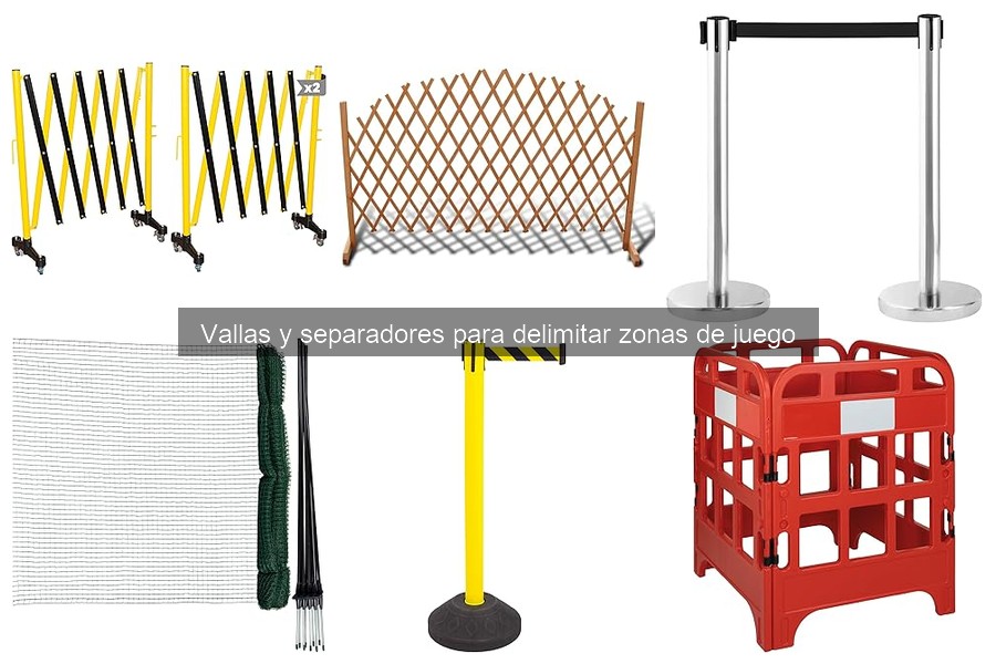 Mejores lugares para comprar vallas y separadores de juego