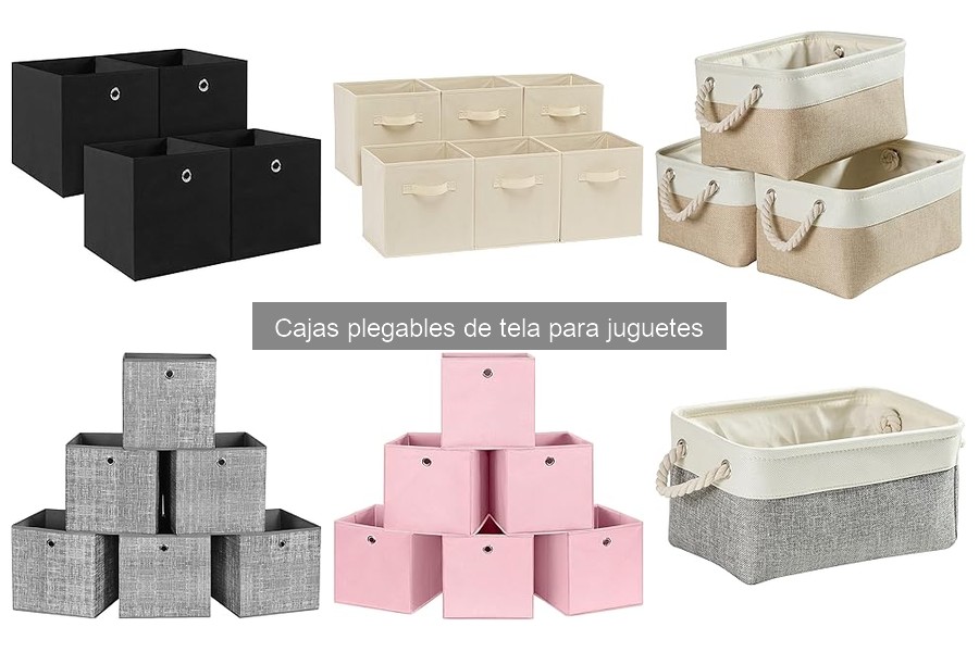 Mejores marcas de cajas plegables de tela para juguetes