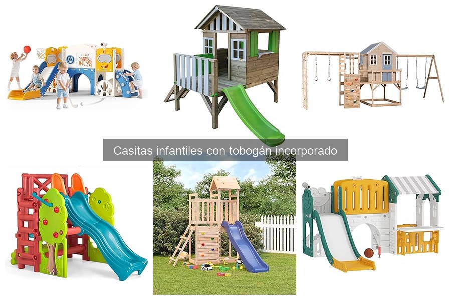 Mejores marcas de casitas infantiles con tobogán incorporado