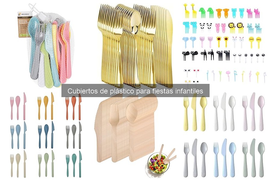 Mejores marcas de cubiertos de plástico para fiestas infantiles