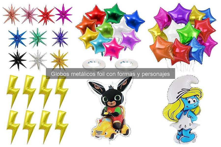 Mejores marcas de globos metálicos foil para tu fiesta