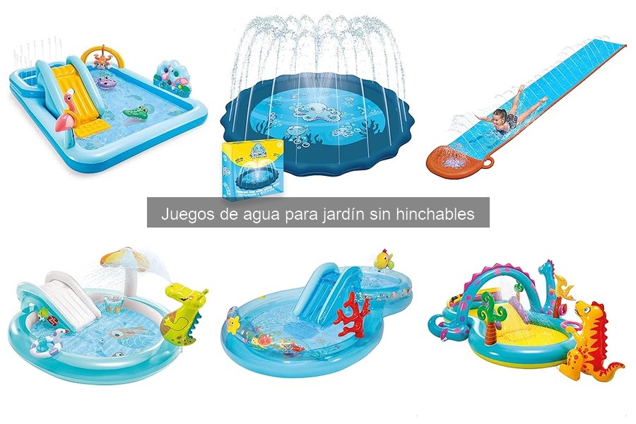 Mejores marcas de juegos de agua para jardín sin hinchables