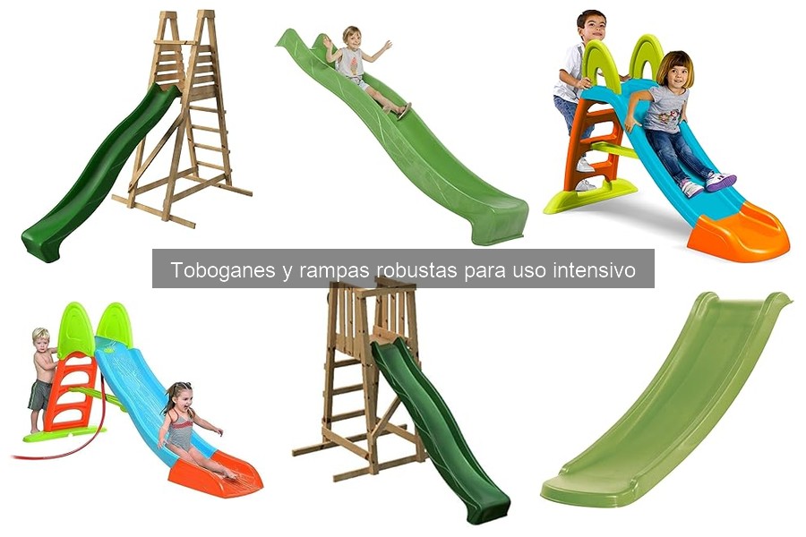Mejores marcas de toboganes y rampas para uso intensivo