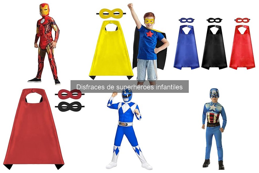 Mejores materiales para disfraces de superhéroes infantiles