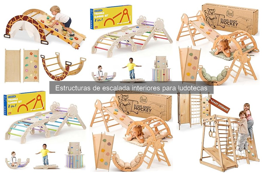 Mejores materiales para estructuras de escalada interiores