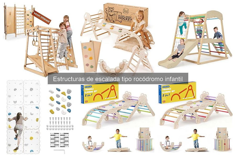 Mejores materiales para un rocódromo infantil seguro