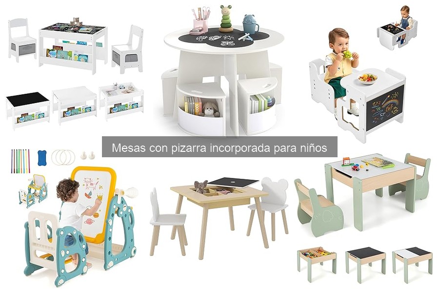 Mejores mesas con pizarra para niños en 2023: comparativa