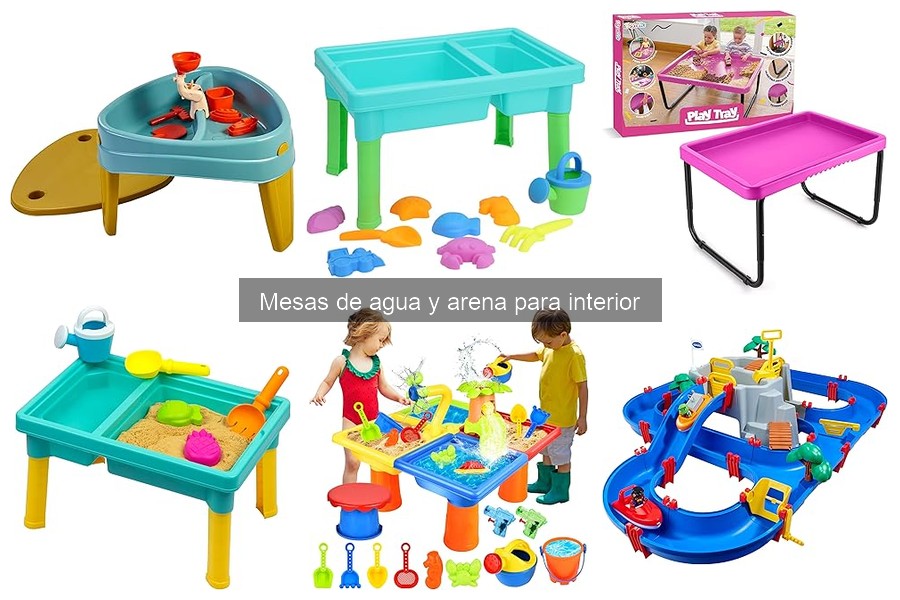 Mejores mesas de agua y arena para niños pequeños: comparativa