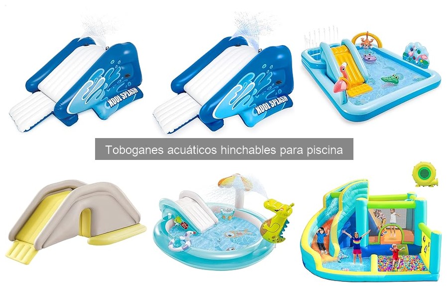 Mejores ofertas de toboganes acuáticos hinchables