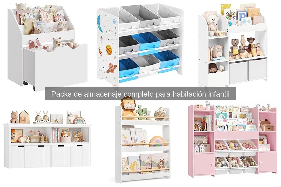 Mejores packs de almacenaje para habitaciones infantiles pequeñas