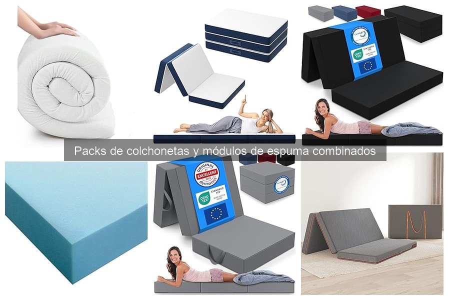Mejores packs de colchonetas y módulos de espuma infantiles