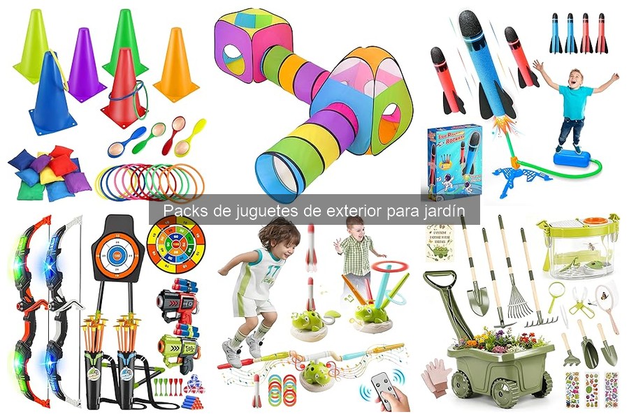 Mejores packs de juguetes de exterior para jardín en 2023
