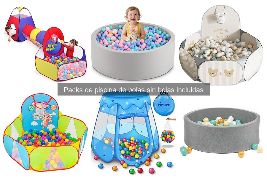 Mejores packs de piscina de bolas sin bolas para niños pequeños