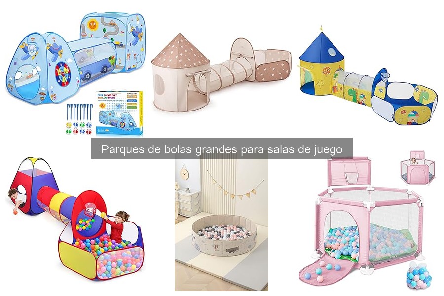 Mejores parques de bolas grandes para salas de juego