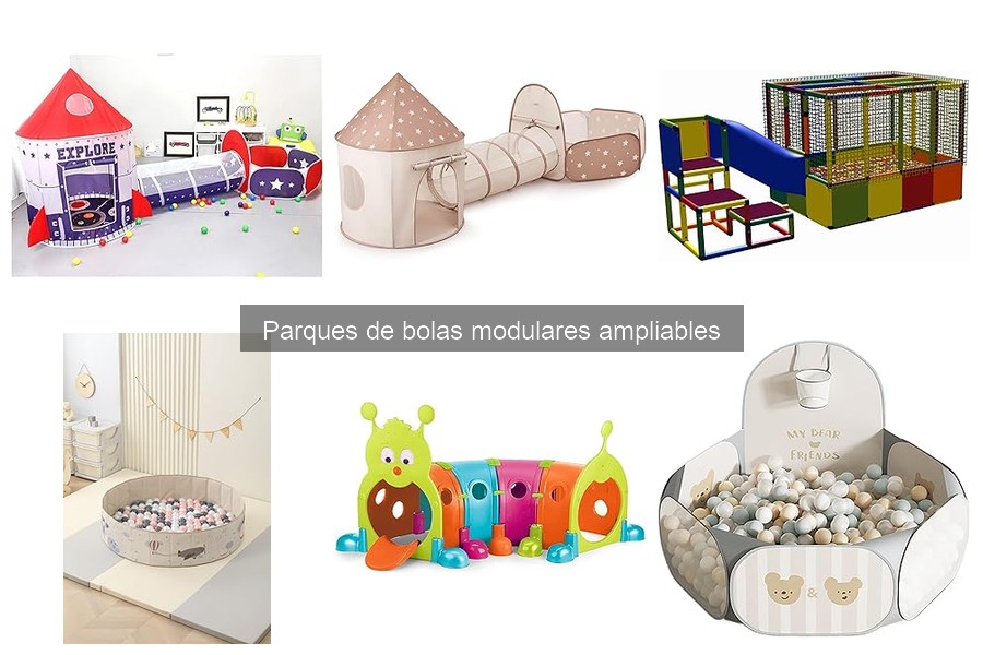 Mejores parques de bolas modulares ampliables para interiores
