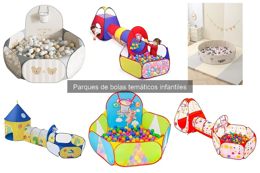Mejores parques de bolas temáticos para fiestas infantiles 2023