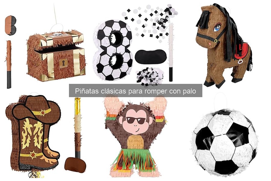 Mejores piñatas clásicas para fiestas infantiles: comparativa