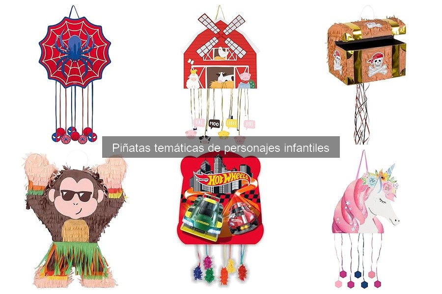 Mejores piñatas temáticas para fiestas infantiles 2023