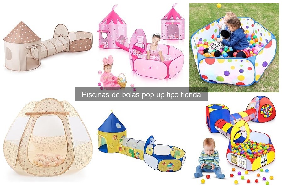 Mejores piscinas de bolas pop up para niños de 3 a 5 años
