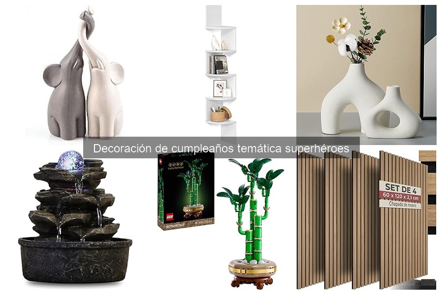 Mejores proveedores de decoración de cumpleaños superhéroes
