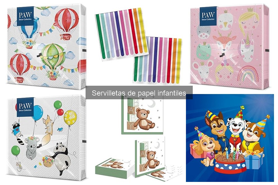 Mejores servilletas de papel para cumpleaños infantiles