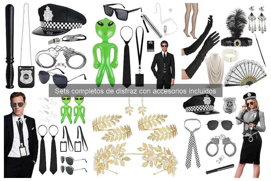 Mejores sets de disfraz con accesorios para fiestas infantiles
