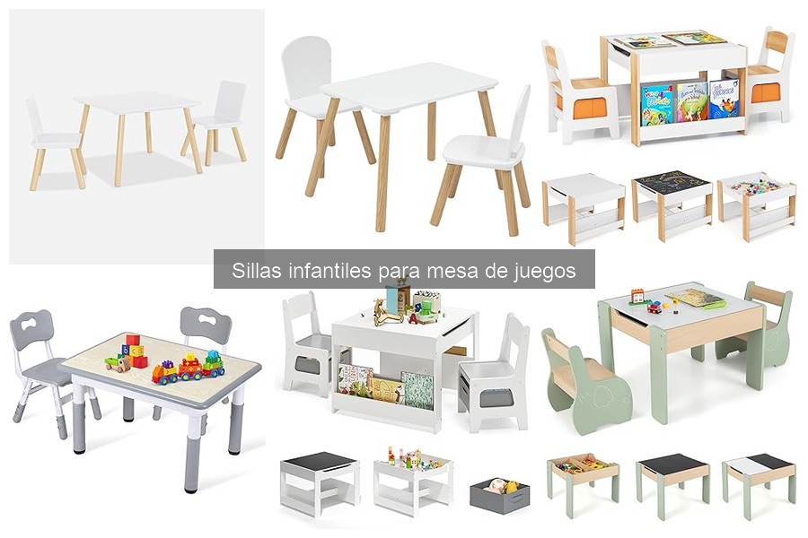 ** Mejores sillas infantiles para mesas de juegos en 2023