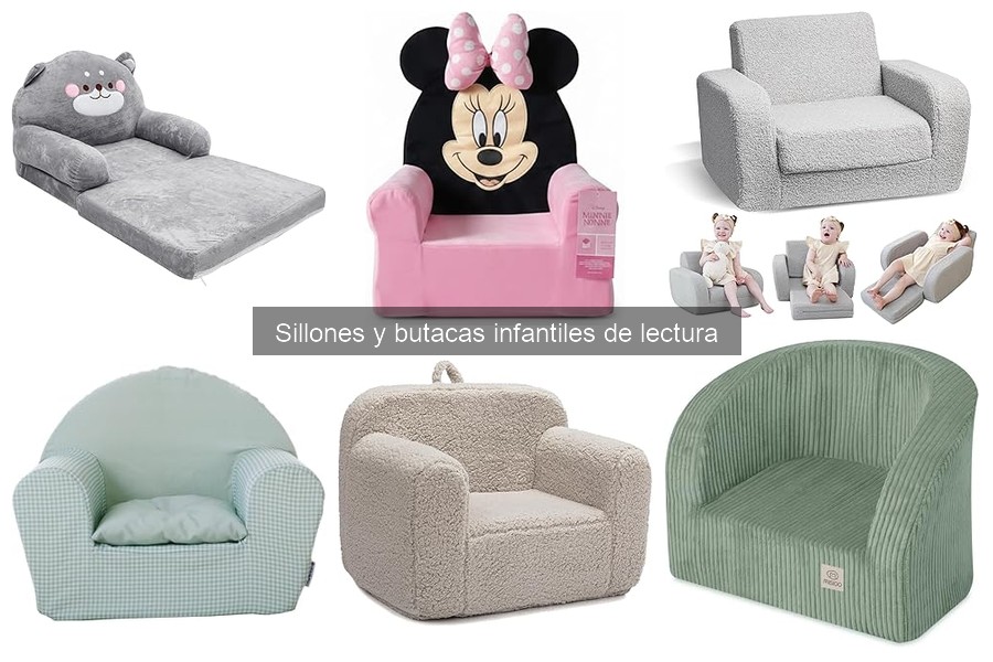 Mejores sillones infantiles de lectura para espacios pequeños