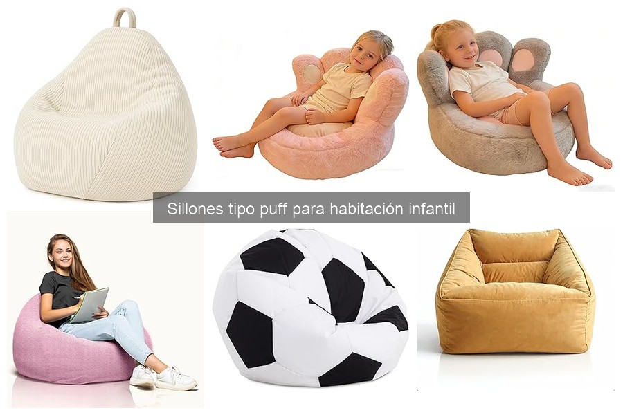 Mejores sillones tipo puff para habitación infantil 2023
