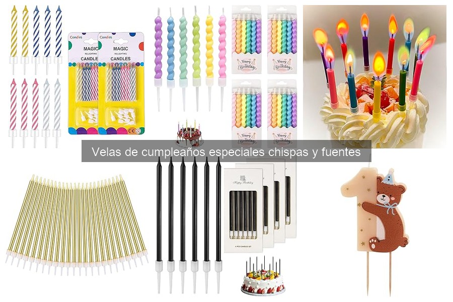 Mejores tiendas para comprar velas de cumpleaños especiales