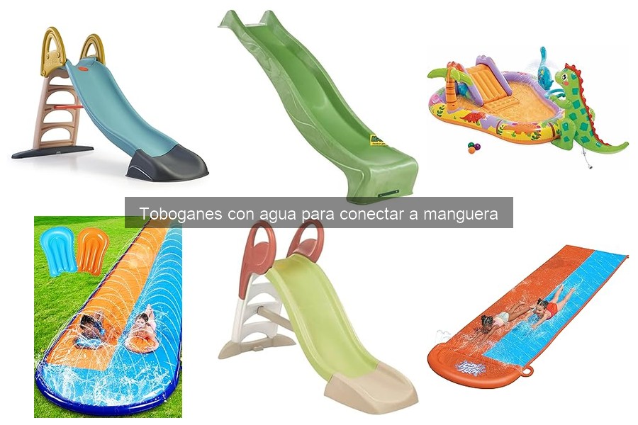 Mejores toboganes con agua para jardines pequeños