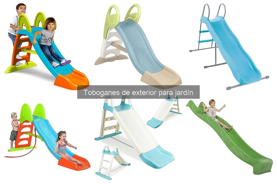 Mejores toboganes de exterior para niños menores de 5 años