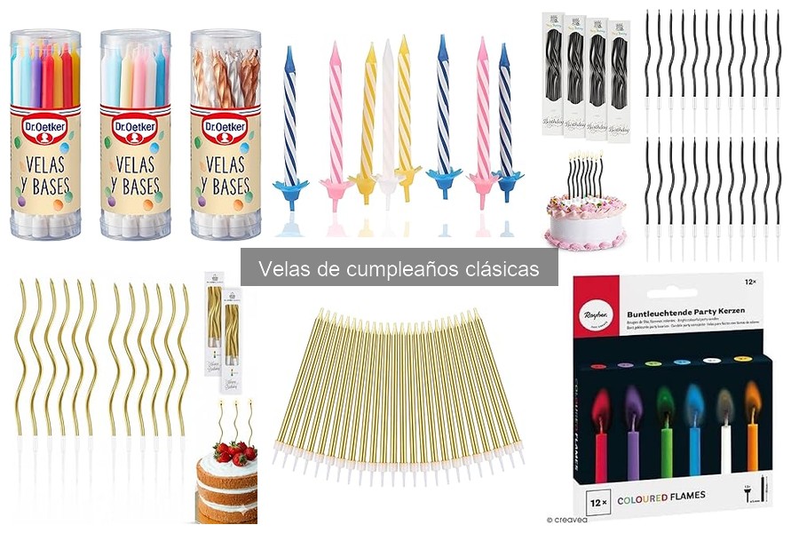 Mejores velas de cumpleaños clásicas para fiestas infantiles
