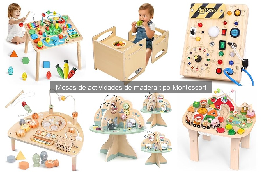 Mesas de Actividades Montessori para Espacios Pequeños