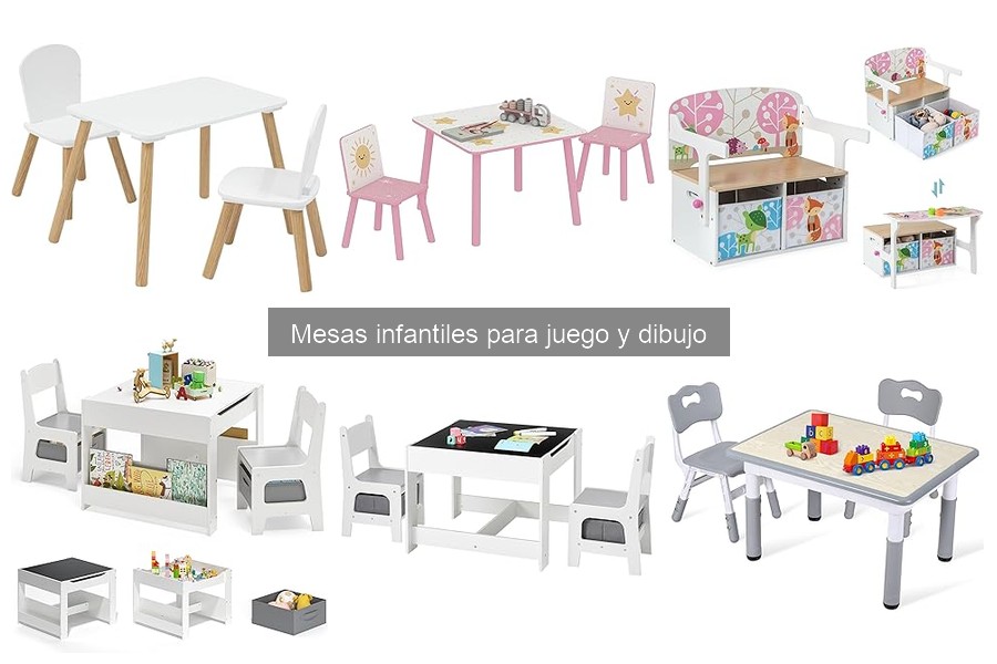 Mesas infantiles para juego y dibujo: Características y beneficios