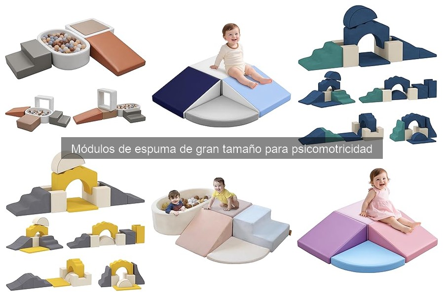 Módulos de espuma para psicomotricidad: ¿Qué son y sus beneficios?