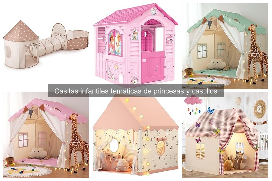 Ofertas en casitas infantiles temáticas de princesas y castillos