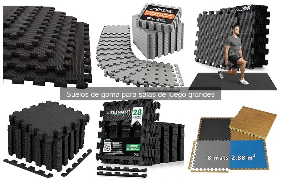 Ofertas y precios de suelos de goma para salas de juego