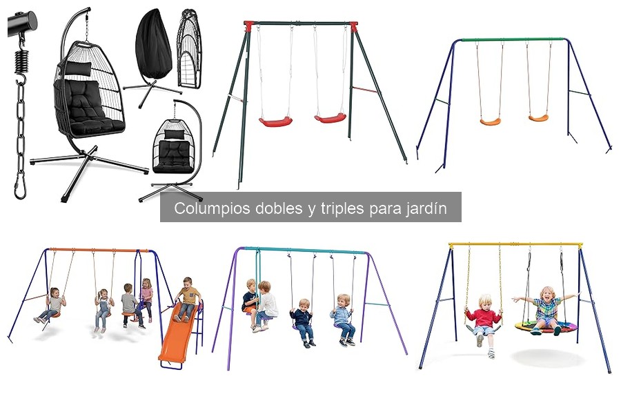 Opiniones de Columpios Dobles y Triples para Jardín
