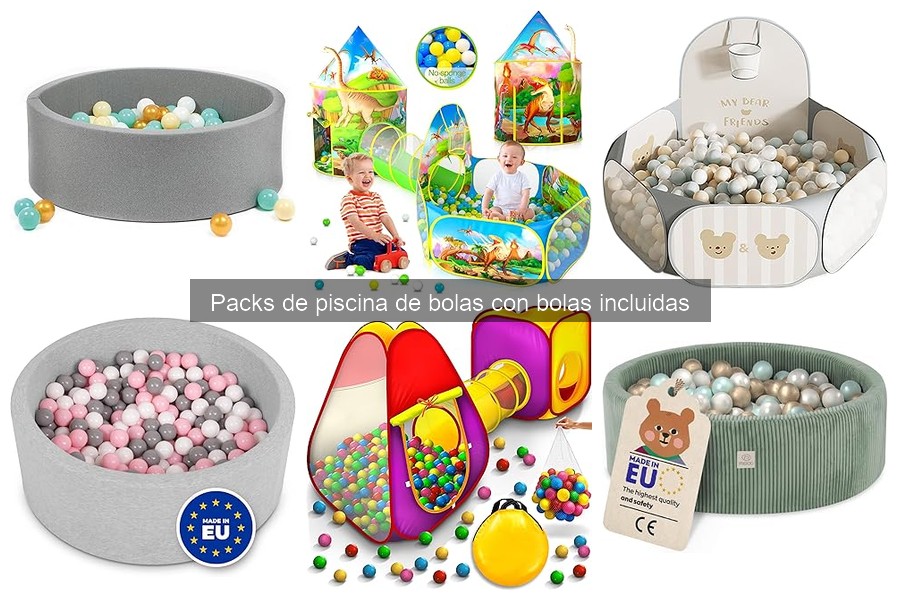 Opiniones de los Mejores Packs de Piscina de Bolas