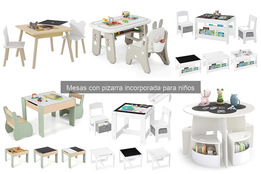 Opiniones de mesas con pizarra para niños, ¡descubre cuál elegir!