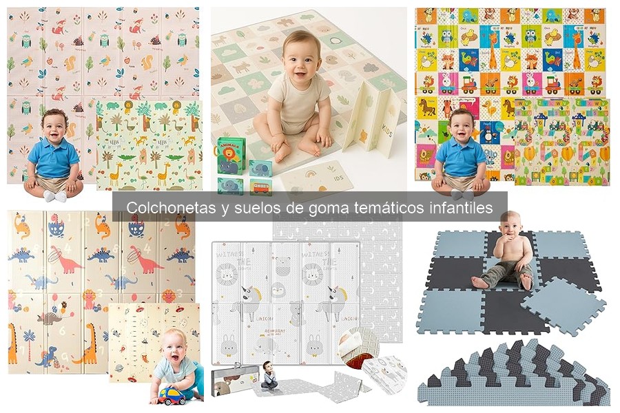 Opiniones sobre las mejores colchonetas de goma infantiles