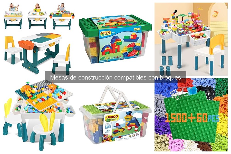 Opiniones sobre mesas de construcción populares para niños