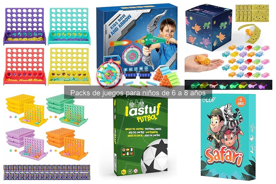 Opiniones sobre Packs de Juegos para Niños de 6 a 8 Años