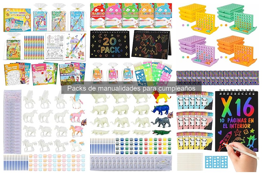 Opiniones sobre Packs de Manualidades para Cumpleaños