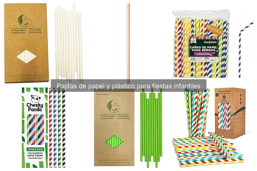 Opiniones sobre pajitas de papel para fiestas infantiles