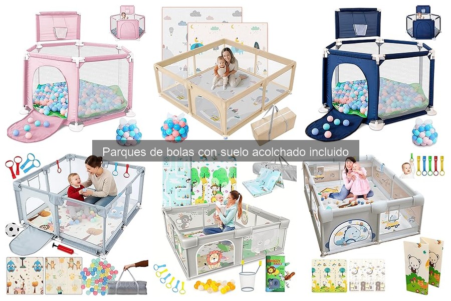 Opiniones sobre parques de bolas con suelo acolchado